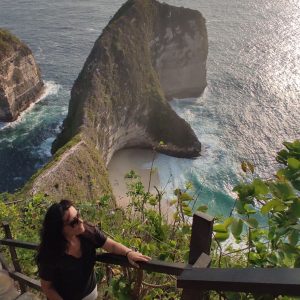 Vue sur la plage pendant une retraite bien être à Bali